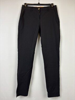 36 Regular Slim Macade Golf Pant Trouser Dress Black Grip Waistband Zip Pocket